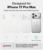 Ringke Onyx for iPhone 17 Pro Max Case, [Feels Good in The Hand] Oil & Dirt