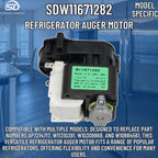 Supplying Demand W11671282 Refrigerator Auger Motor - Replaces W10309868,