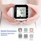 MMIZOO Wrist Blood Pressure Monitor Bp Monitor Large LCD Display Blood Pressure