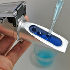 aichose Brix Refractometer with ATC, Dual Scale - Specific Gravity & Brix,