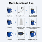 OPEN BOX - Convalescent Feeding Cup with Straw for Bedridden Disabled Maternity