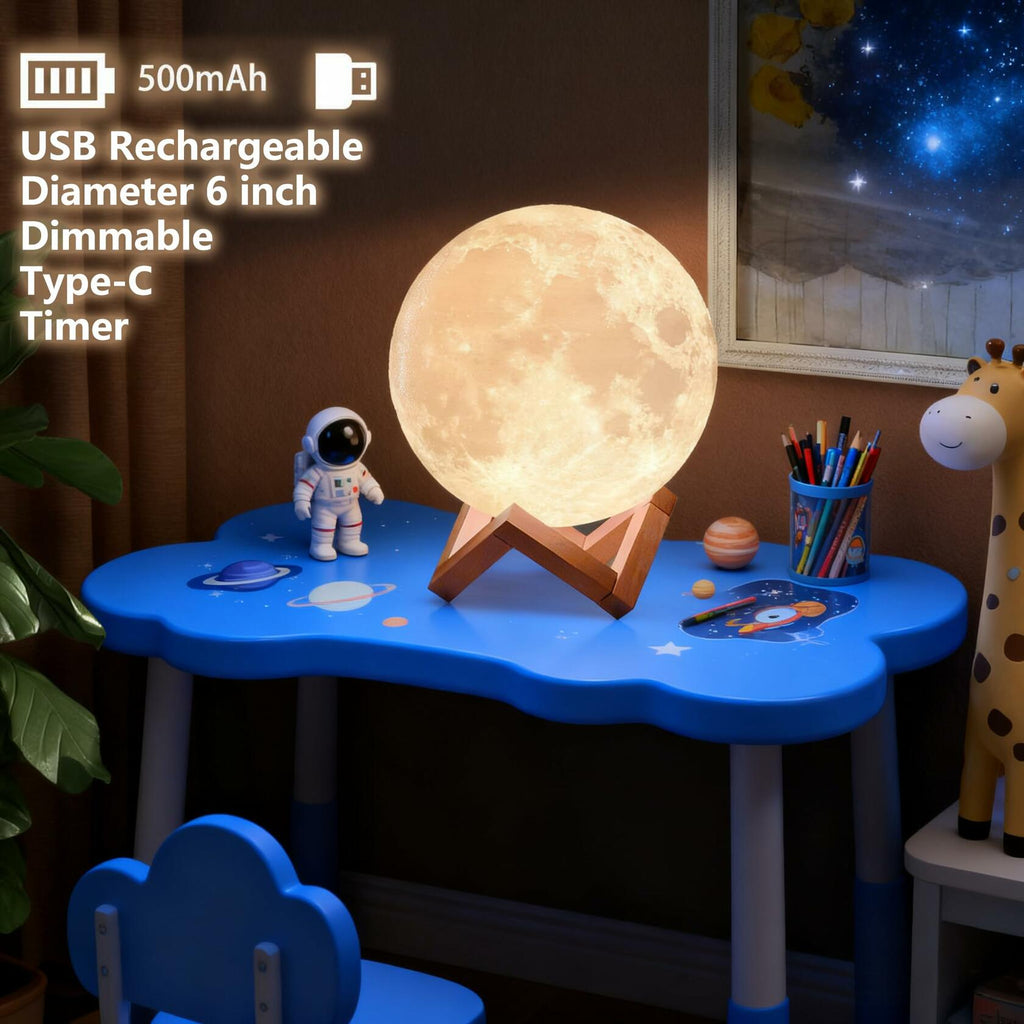 CPLA Moon Lamp Upgrade 128 Colors, Easter Gifts for Kids Girls Boys Teens,
