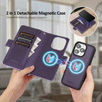 Antsturdy Compatible with Magsafe Magnetic 2 in 1 Detachable iPhone 15 Pro