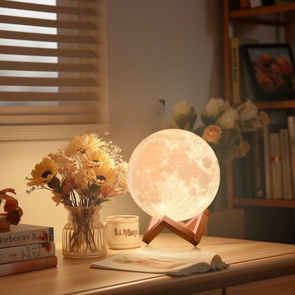 CPLA Moon Lamp Upgrade 128 Colors, Easter Gifts for Kids Girls Boys Teens,