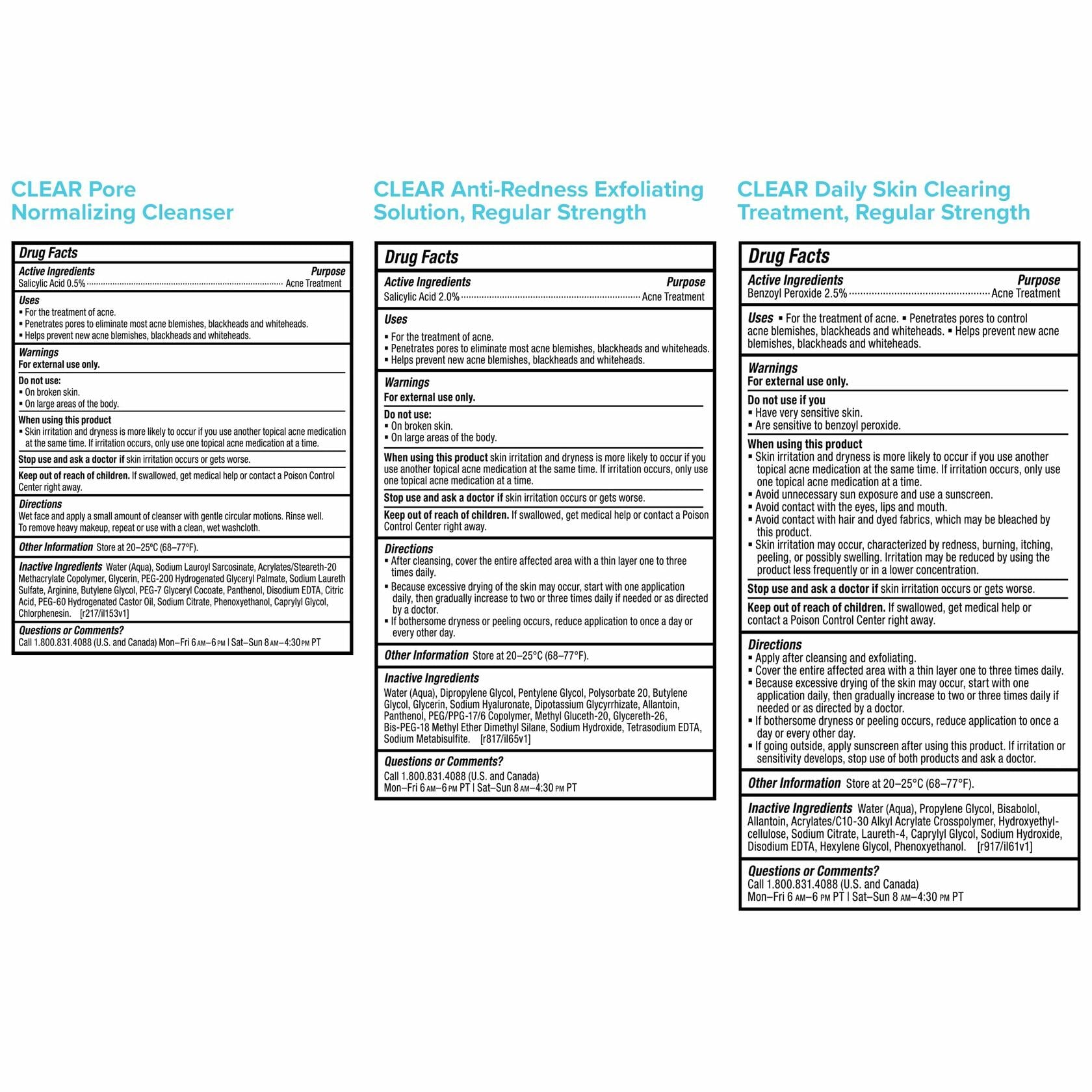 Paula's Choice CLEAR Regular Strength Acne Kit, 2% Salicylic Acid & 2.5% Benzoyl