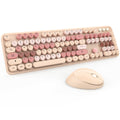 Wireless Keyboard and Mouse, KOOTOP Cute Keyboard and Mouse, 2.4G Wireless