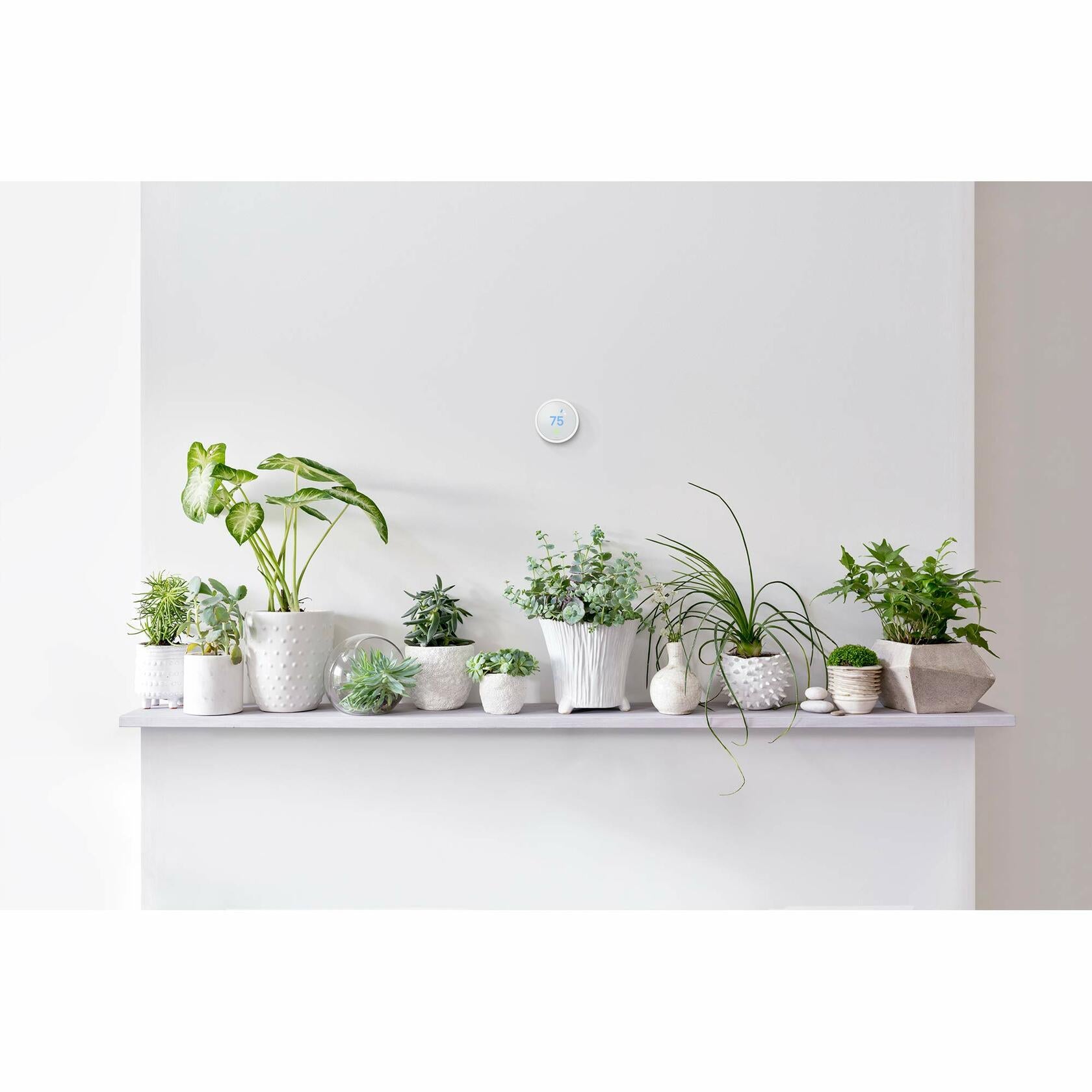 Nest Thermostat E Programmable Smart Thermostat for Home, App Controlled via