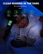 No-Touch Forehead Thermometer for Adults, Infrared Digital Baby Thermometer for