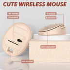 Wireless Keyboard and Mouse, KOOTOP Cute Keyboard and Mouse, 2.4G Wireless