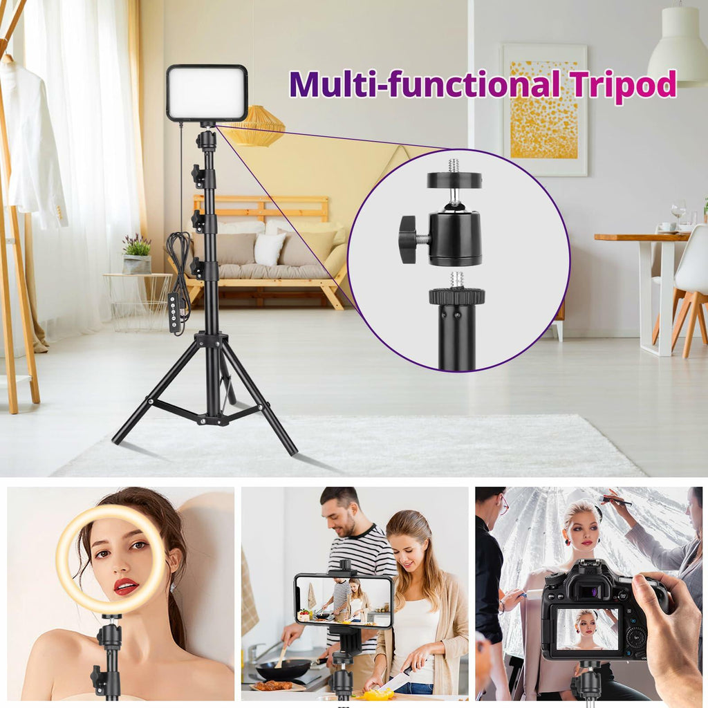 Torjim RGB Photography Video Lighting, Studio Lights with Adjustable Tripod