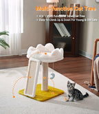 Happi N Pets New Cloud Cat Tree Tower, Cat Scratching Post with Bed, Small Cat