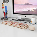 Wireless Keyboard and Mouse, KOOTOP Cute Keyboard and Mouse, 2.4G Wireless