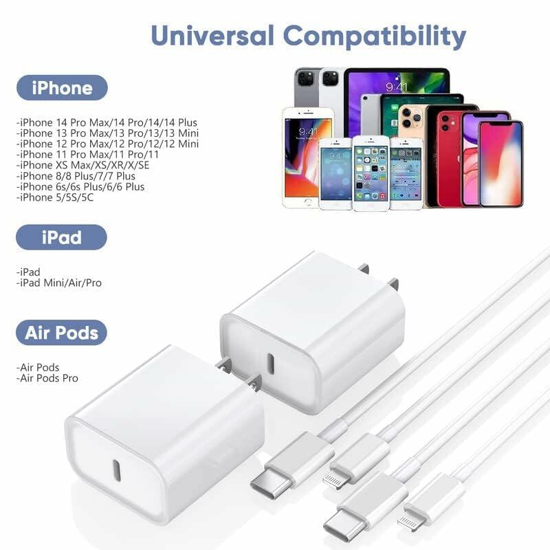 2 PACK Fast Charger iPhone,10FT iPhone Charger,Long 10Feet Fast Apple Charger