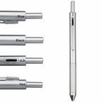 DUNBONG 4 in 1 Multicolor pen, Metal Cased Multifunction Pen, 0.5mm Mechanical