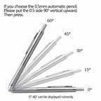 DUNBONG 4 in 1 Multicolor pen, Metal Cased Multifunction Pen, 0.5mm Mechanical