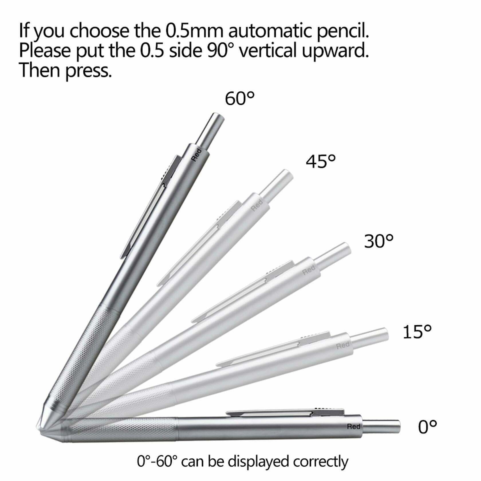 DUNBONG 4 in 1 Multicolor pen, Metal Cased Multifunction Pen, 0.5mm Mechanical