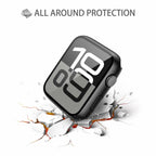 Misxi 2 Pack Tempered Glass Case Compatible for Apple Watch Series 11 (2025)
