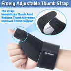 DRwelland Reversible Thumb & Wrist Stabilizer splint for BlackBerry Thumb,