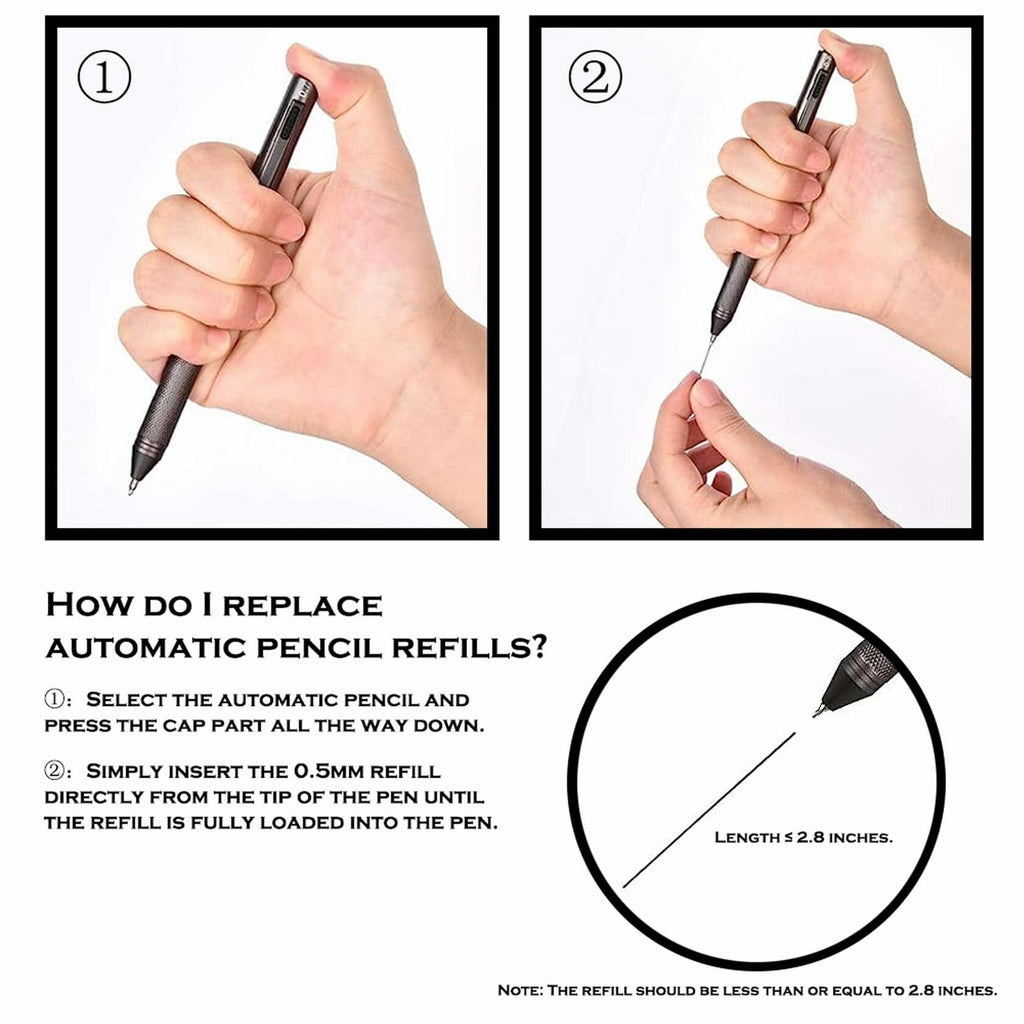 DUNBONG 4 in 1 Multicolor pen, Metal Cased Multifunction Pen, 0.5mm Mechanical
