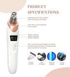 2025 Blackhead Remover Pore Vacuum,Facial Pore Cleaner-5 Suction Power,5