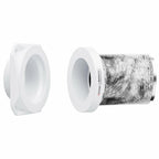JEEVONY Magnetic Dryer Vent Coupling FR ABS V-0 Dryer Vent Connector Kit