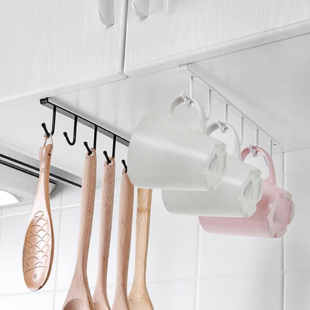 2 PACK Mug Holder,Coffee Cup Holder,Kitchen Utensil Storage Hook,Cabinet Storage