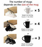 2 PACK Mug Holder,Coffee Cup Holder,Kitchen Utensil Storage Hook,Cabinet Storage