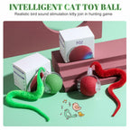 NVTED 2 PCS Interactive Cat Toys for Indoor Cats, Fast Rolling on Carpet Flash