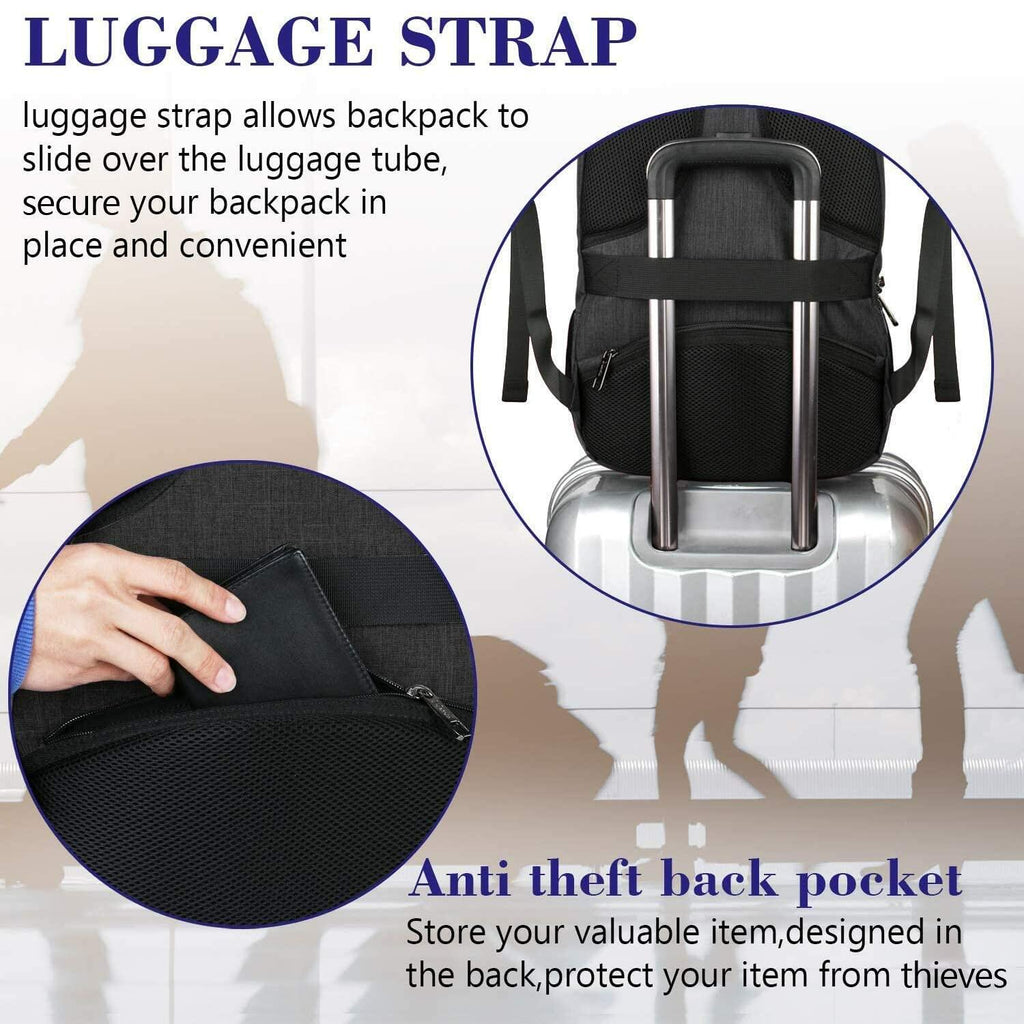 MATEIN Extra Large Backpack, 17 Inch Travel Laptop Backpack, Anti Theft TSA