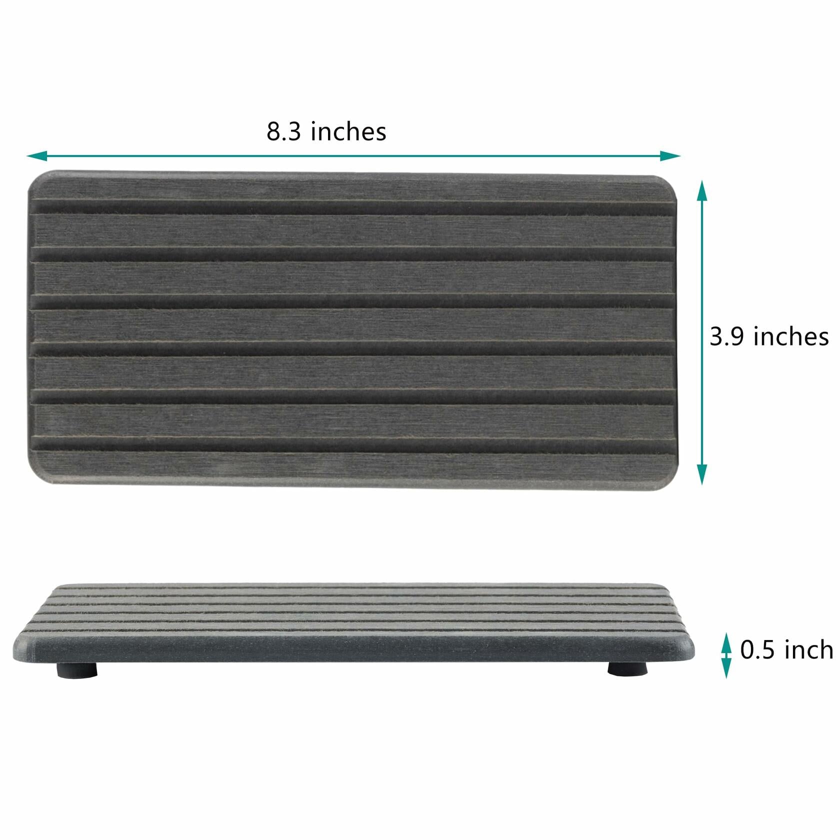 NiuYichee 2 PCS Water Absorbent diatomite Coasters, 8.3" x 4" Water Absorbing