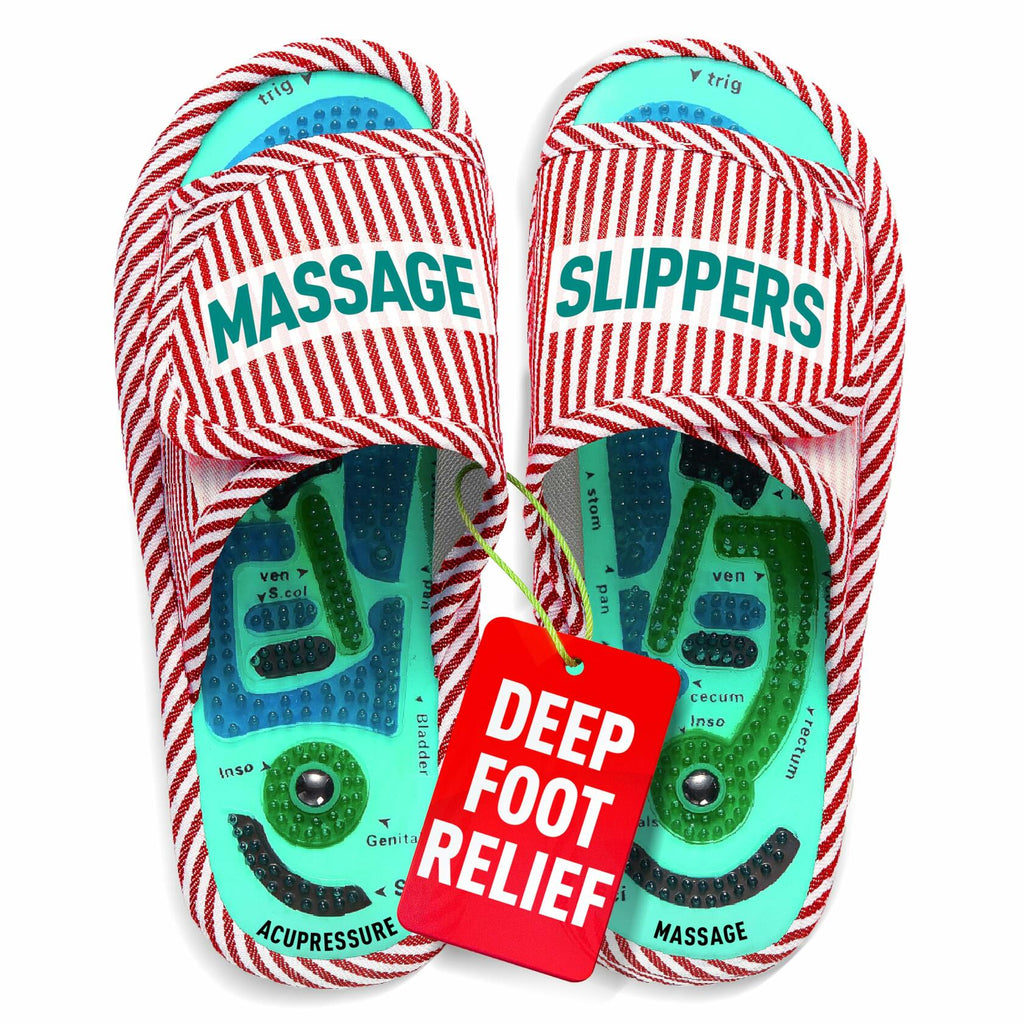 Acupressure Massage Slippers for Plantar Fasciitis & Neuropathy Relief –