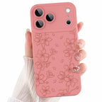ZIYE Compatible with iPhone 17 Pro Max Case Flower Floral Pattern for Women