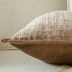 Yaertun Pack of 2 Chenille Textured Decorative Throw Pillow Covers Accent Solid