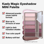 evpct 6 Colors Pink Eyeshadow Palette, Nude Pink Plum Mauve Champagne Rose