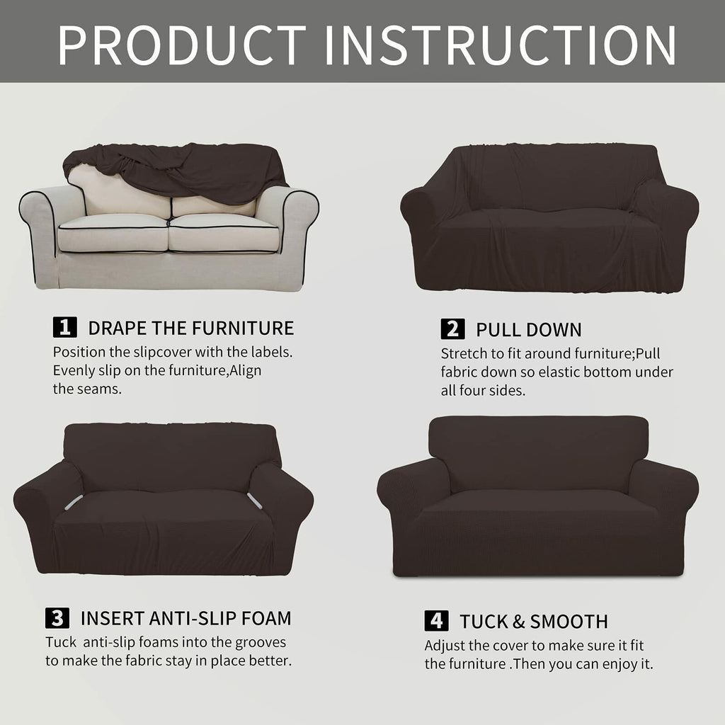 Easy-Going Stretch Loveseat Slipcover 1-Piece Sofa Cover Furniture Protector