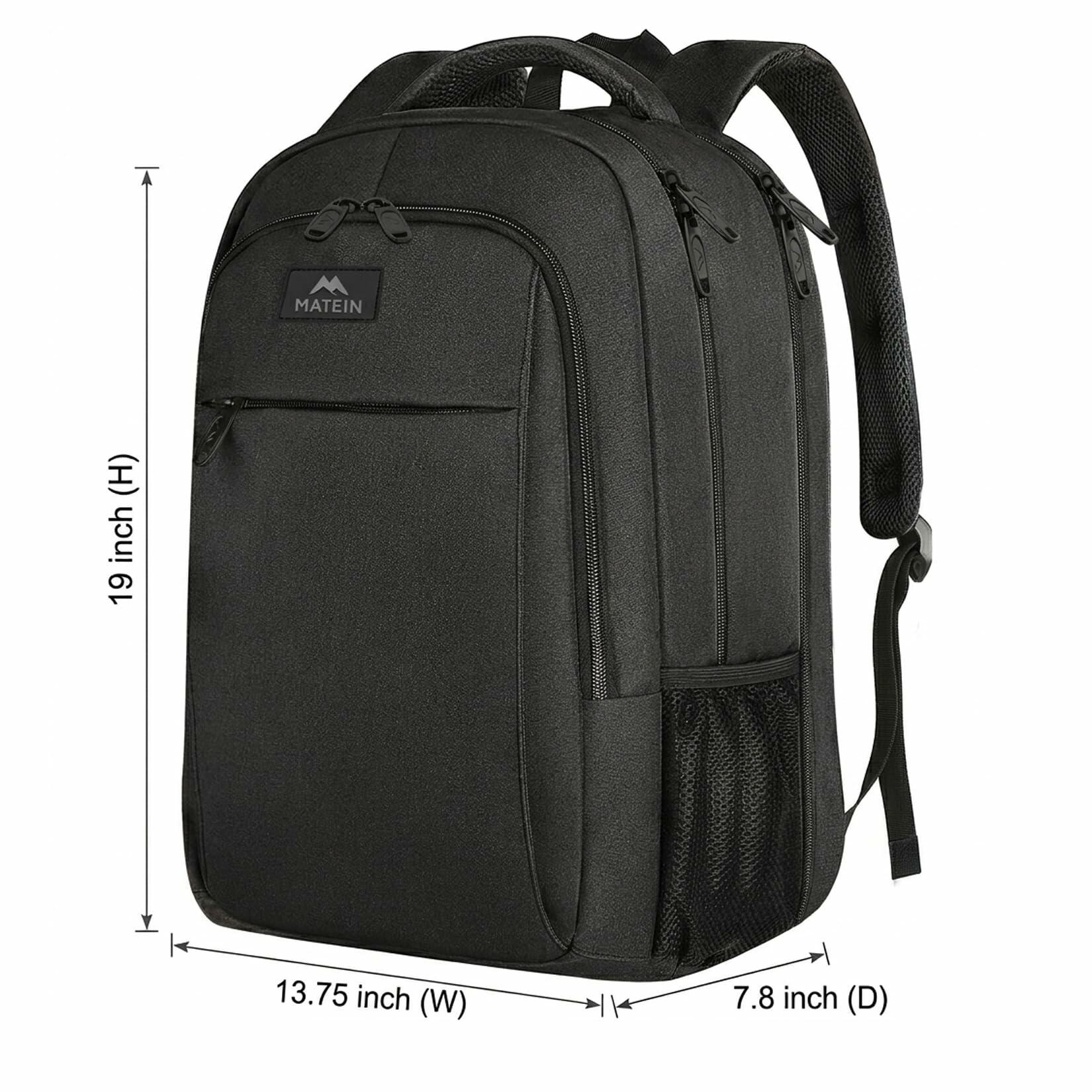MATEIN Extra Large Backpack, 17 Inch Travel Laptop Backpack, Anti Theft TSA