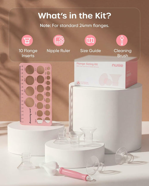 Nuliie 10PCS Flange Sizing Kit 13/15/17/19/21mm for 24mm Flange/Shield of Most