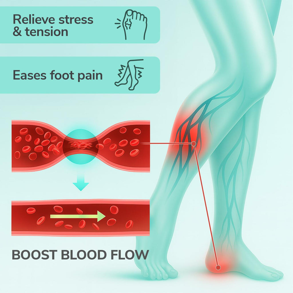Acupressure Massage Slippers for Plantar Fasciitis & Neuropathy Relief –