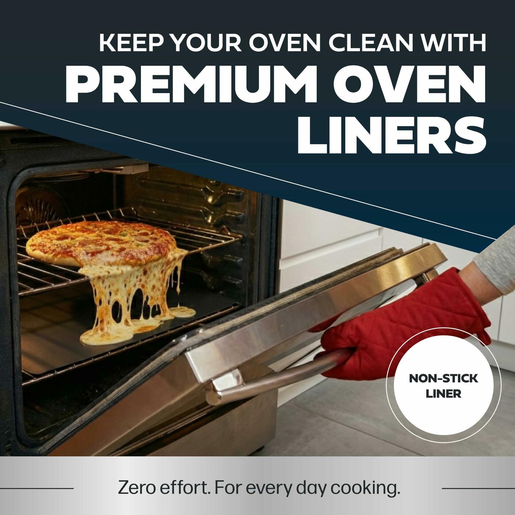 Cooks Innovations Non-Stick Oven Protector Mat - Heavy Duty Nonstick Oven Rack
