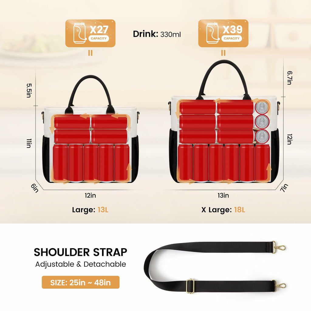 LOVEVOOK Insulated Lunch Bag Women,Wide Opening Adult Lunch Box Women,Large