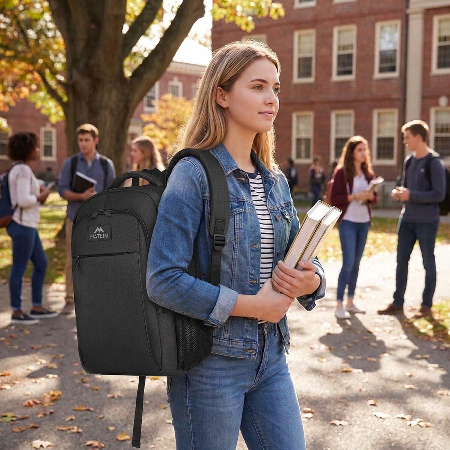 MATEIN Extra Large Backpack, 17 Inch Travel Laptop Backpack, Anti Theft TSA