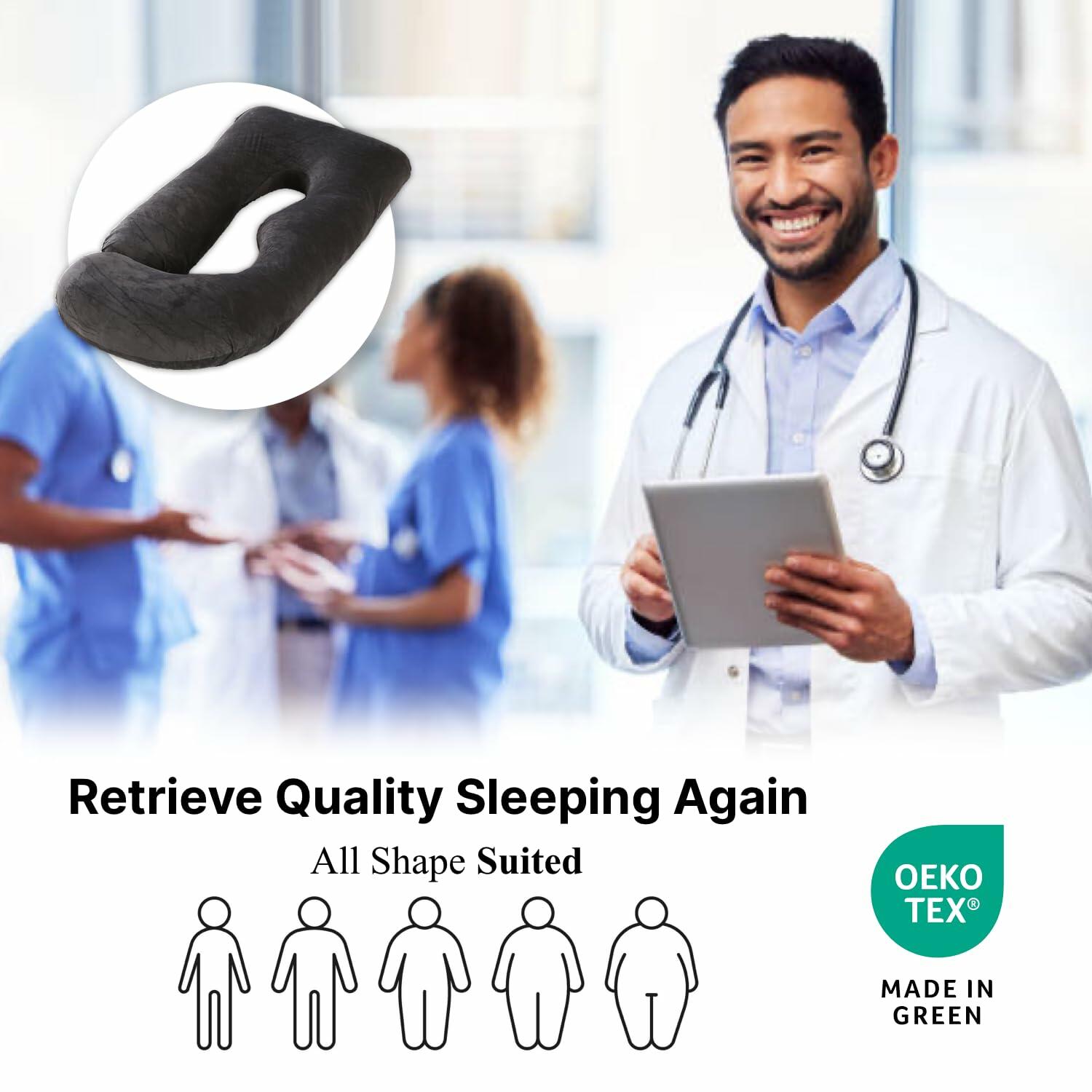 ALLOPERA Pregnancy Pillow, Full Body 57 Inch Maternity Pillow with Removable
