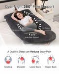 ALLOPERA Pregnancy Pillow, Full Body 57 Inch Maternity Pillow with Removable