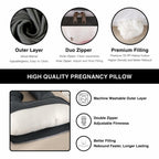 ALLOPERA Pregnancy Pillow, Full Body 57 Inch Maternity Pillow with Removable