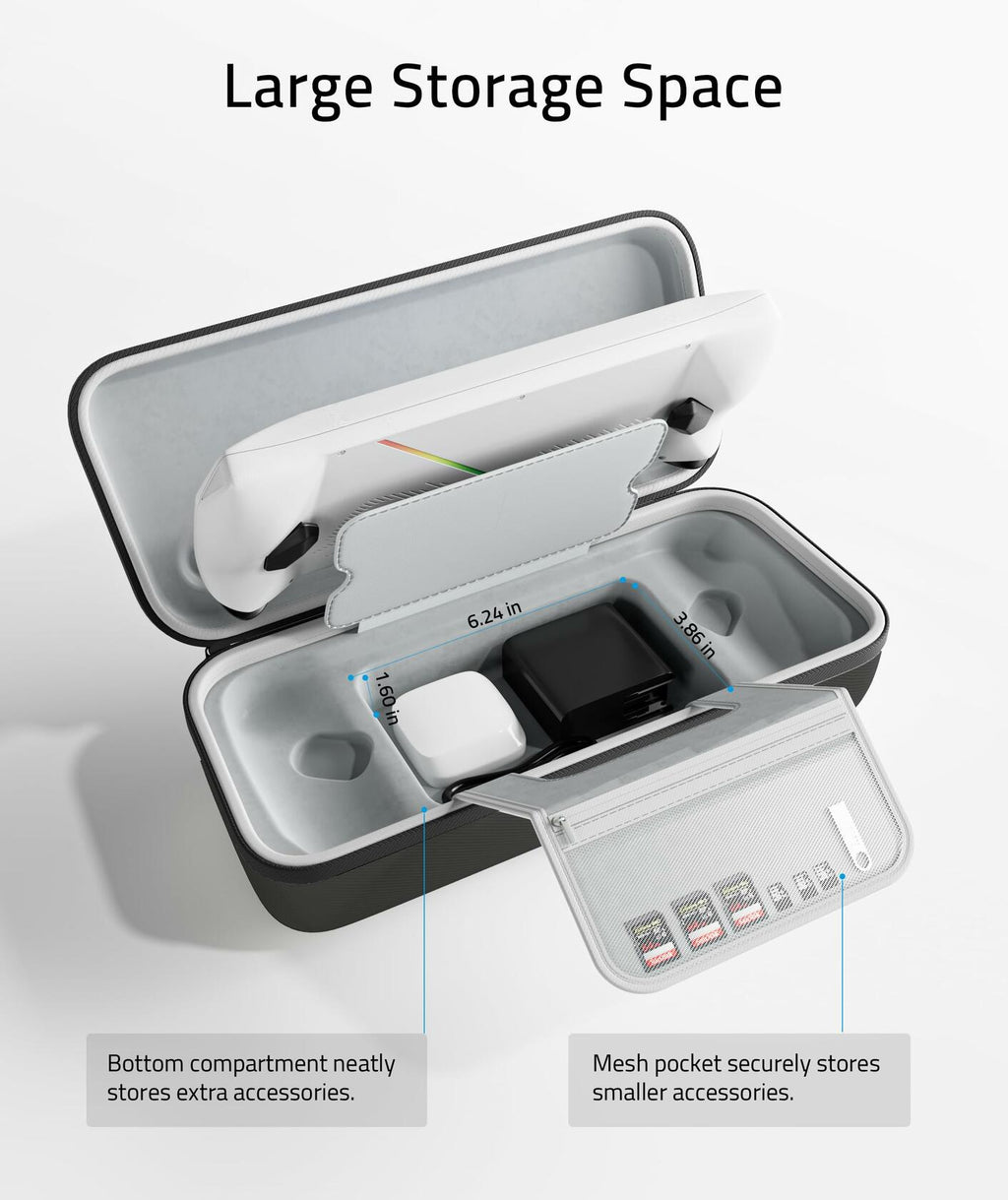 Syntech Hard Carrying Case Compatible with ROG Ally/Ally X [Not for Xbox 2025],