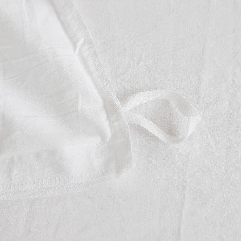 FACE TWO FACE Bedding Duvet Cover Set 3 Pieces 100% Washed Cotton Duvet Cover