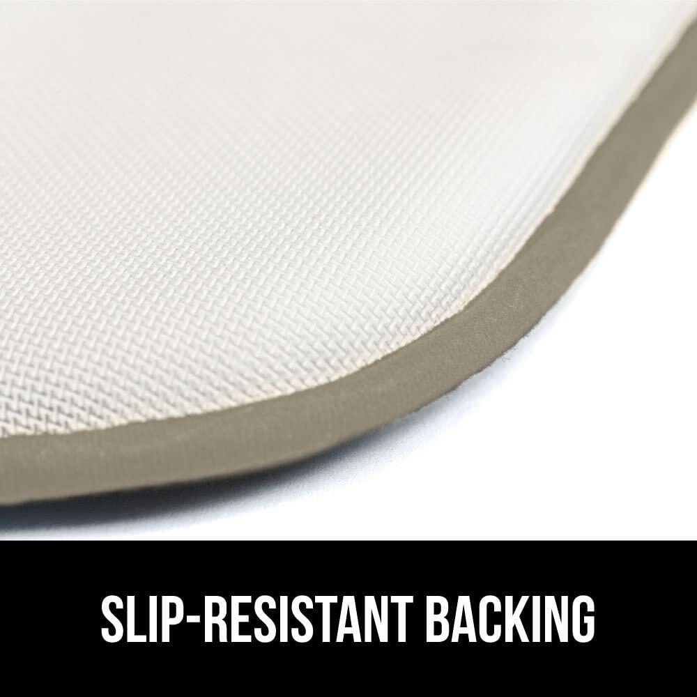 GORILLA GRIP Slip Resistant Chair Cushions, No Ties Required, Set of 6 Memory