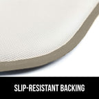 GORILLA GRIP Slip Resistant Chair Cushions, No Ties Required, Set of 6 Memory