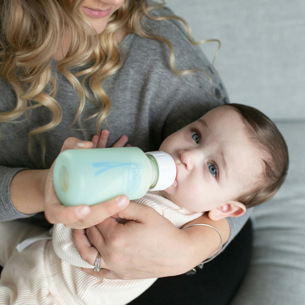 Dr. Brown's Anti-Colic Options+ Narrow Glass Baby Bottle with Level 1 Slow Flow