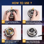JIN BD Wrist Trainer Ball Auto-Start Gyroscopic Forearm Exerciser Gyro Ball for